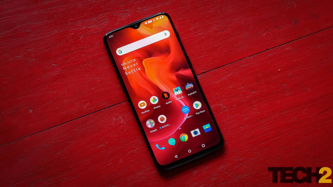 The OnePlus 6T. Image: tech2/ Anirudh Regidi